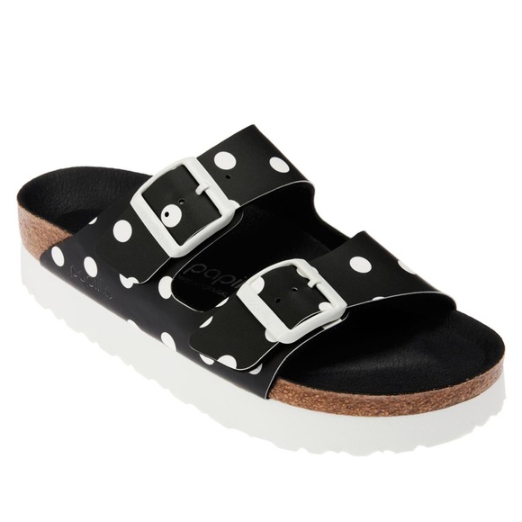 Papillio Shoes - Papillio by Birkenstock Arizona Polkadot Platform Sandal